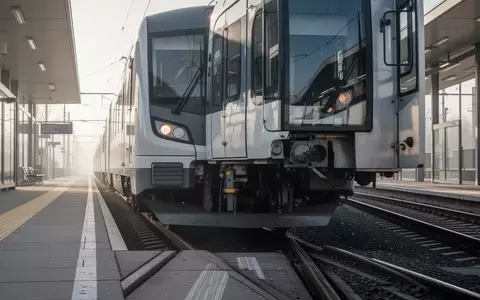 Ein moderner Regionalzug bei der Einfahrt in einen leeren Bahnhof bei Tageslicht. - Foto: über boerse-global.de