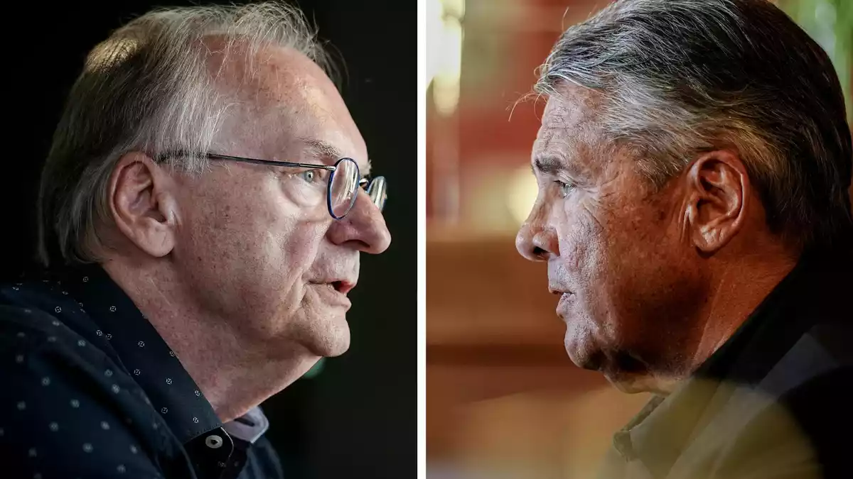 Haseloff und Gabriel halten bisherige Abgrenzungsstrategien zur AfD für gescheitert.  - Bild: Kay Nietfeld/dpa