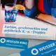 Ein Flyer vom Weißen Ring über K.-o.-Tropfen, liegt in einer Beratungsstelle. (Archivbild) - Bild: Jens Kalaene/dpa