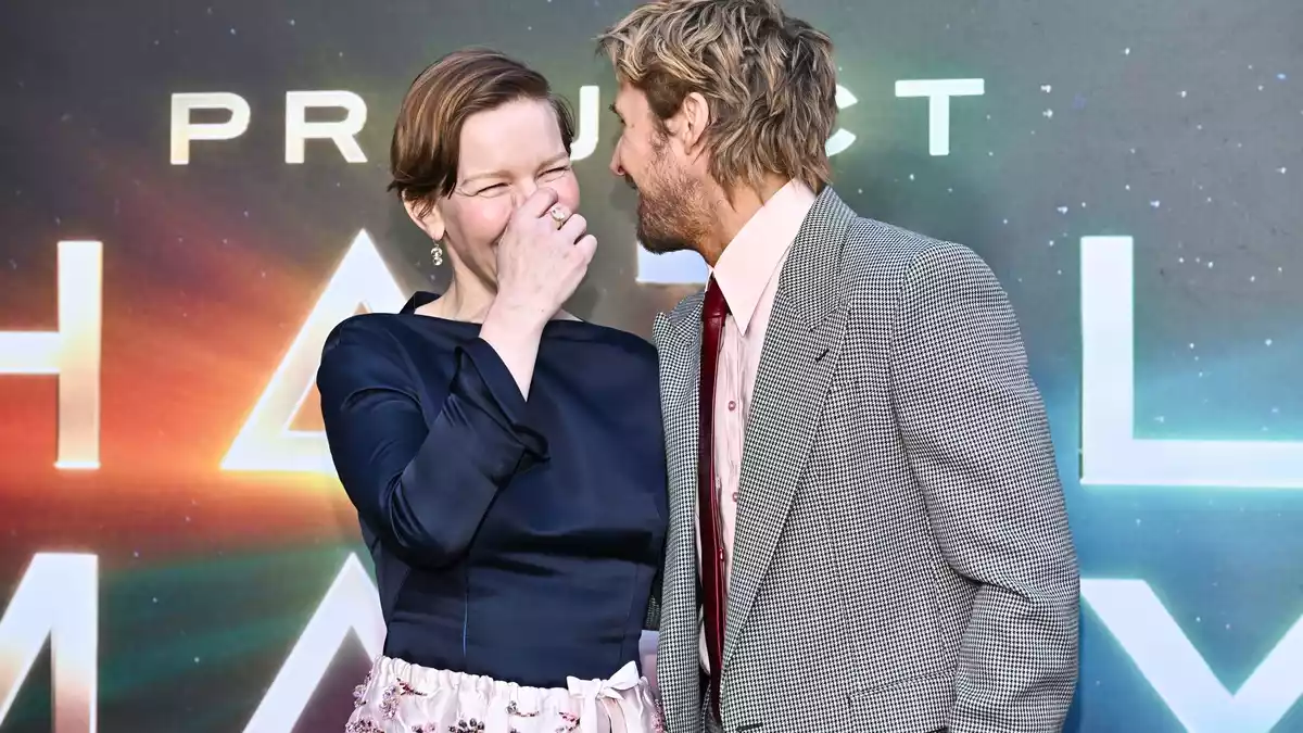 Ryan Gosling ist angetan von Sandra Hüllers Humor. (Archivbild) - Bild: Evan Agostini/Invision/dpa