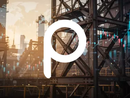 Abstrakte Darstellung einer modernen Industrieanlage bei Sonnenuntergang zur Symbolisierung von Investitionen im Stahlsektor. - Foto: ĂŒber boerse-global.de