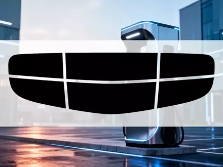 Moderne Ladestation für Elektrofahrzeuge in einem minimalistischen Industriepark bei Sonnenaufgang. - Foto: über boerse-global.de