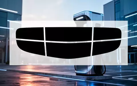Moderne Ladestation für Elektrofahrzeuge in einem minimalistischen Industriepark bei Sonnenaufgang. - Foto: über boerse-global.de