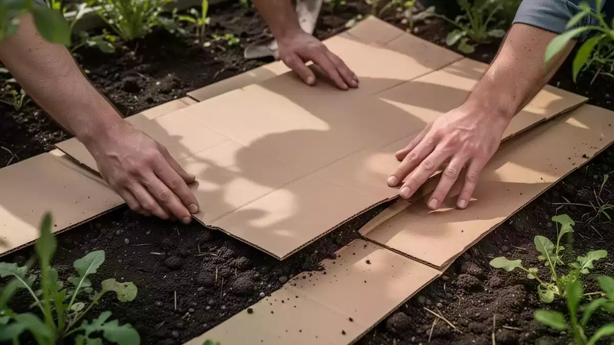 Karton-Methode im Garten: Effektive Unkrautbekämpfung ohne Chemie