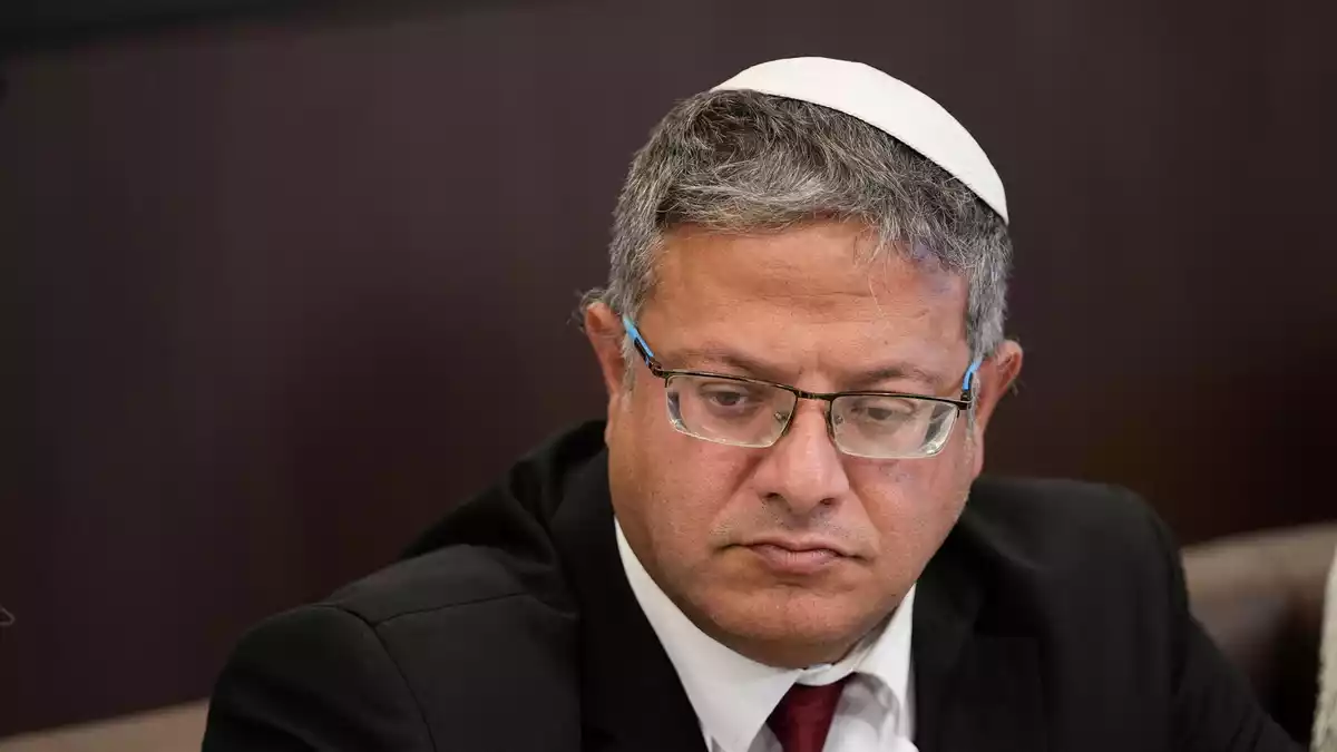 Der israelische Polizeiminister Itamar Ben-Gvir. (Archivbild) - Bild: Ohad Zwigenberg/AP Pool/dpa