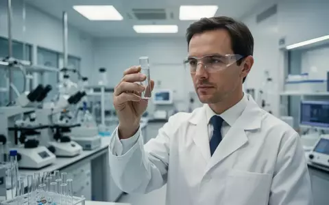 Ein Wissenschaftler untersucht ein medizinisches Präparat in einem modernen, hellen Labor. - Foto: über boerse-global.de