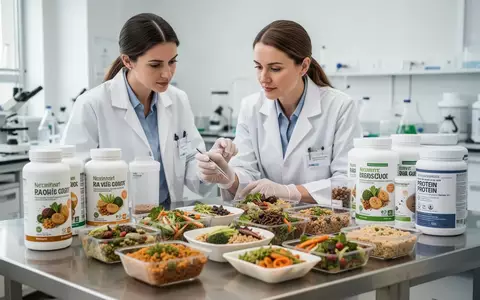 Ein Ernährungswissenschaftler prüft nährstoffreiche Lebensmittelprototypen in einem modernen Labor. - Foto: über boerse-global.de