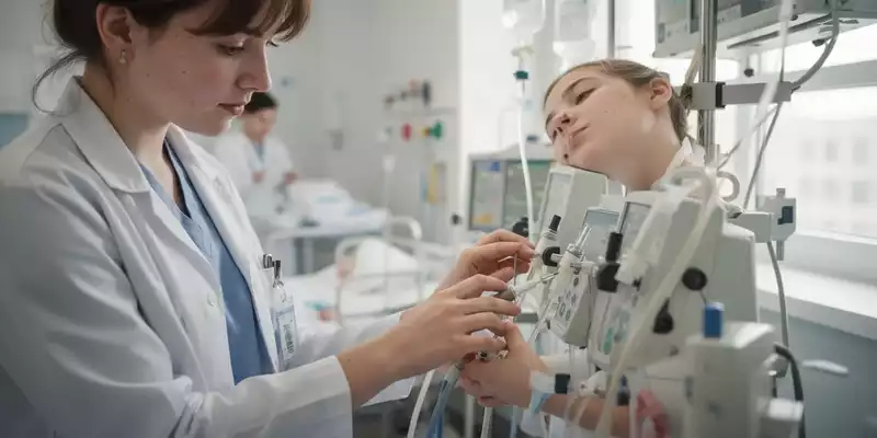 Eine Auszubildende in der Pflege bei der Arbeit in einem modernen Krankenhausumfeld. - Foto: über boerse-global.de
