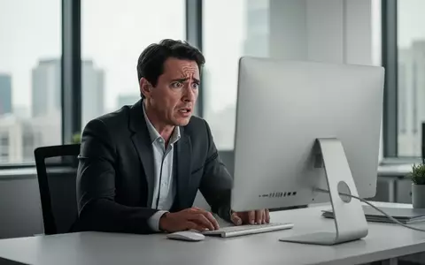 Ein besorgter Börsenhändler blickt nachdenklich auf einen leeren Computerbildschirm in einem modernen Büro. - Foto: über boerse-global.de