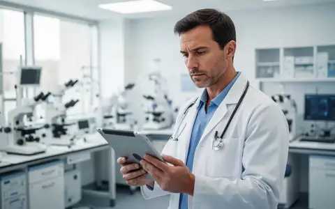 Ein Arzt betrachtet medizinische Daten auf einem Tablet in einer modernen Praxis zur Vorbereitung der Herz-Kreislauf-Vorsorge. - Foto: über boerse-global.de