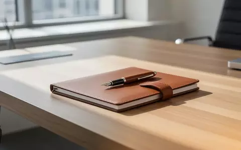 Ein heller, moderner Schreibtisch in einem Büro mit Notizbuch und Stift, symbolisch für arbeitsrechtliche Themen. - Foto: über boerse-global.de