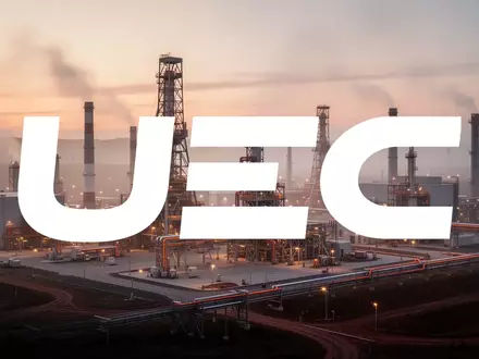 Moderne Industrieanlage zur Energiegewinnung in einer weitläufigen Landschaft bei Sonnenaufgang. - Foto: über boerse-global.de