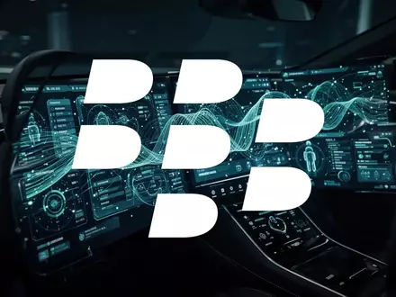 Abstrakte Darstellung moderner Software-Technologien im Automobilbereich mit digitalen Datenströmen. - Foto: über boerse-global.de