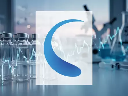 Abstrakte Darstellung eines modernen biotechnologischen Labors bei Dämmerung, symbolisiert Marktbewegungen im Pharmasektor. - Foto: über boerse-global.de