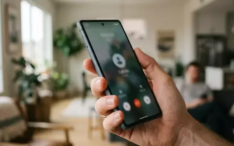 Ein Smartphone in einer Hand während eines Telefongesprächs, Fokus auf moderne Technologie und Sicherheit. - Foto: über boerse-global.de