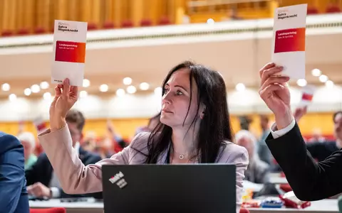 Die Thüringer BSW-Abgeordnete Anke Wirsing und ihr Kollege Sven Küntzler wollen Ministerpräsident Mario Voigt nicht mehr unterstützen. (Archivbild. - Foto: Jacob Schröter/dpa