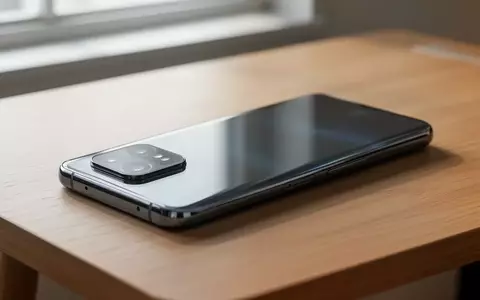 Ein modernes Smartphone liegt auf einem minimalistischen Holztisch bei natürlichem Licht. - Foto: über boerse-global.de