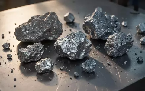 Nahaufnahme von Nickel- und Kobalterz auf einer metallischen Oberfläche im natürlichen Morgenlicht. - Foto: über boerse-global.de