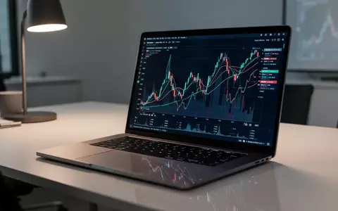 Ein moderner Laptop auf einem Schreibtisch zeigt eine Datenanalyse-Grafik zur Privatsphäre bei KI-Anwendungen. - Foto: über boerse-global.de