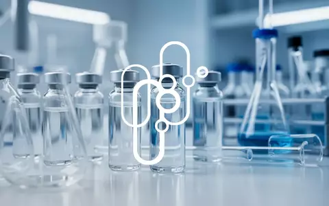 Abstrakte Darstellung eines modernen biotechnologischen Forschungslabors mit Fokus auf medizinischer Innovation. - Foto: über boerse-global.de