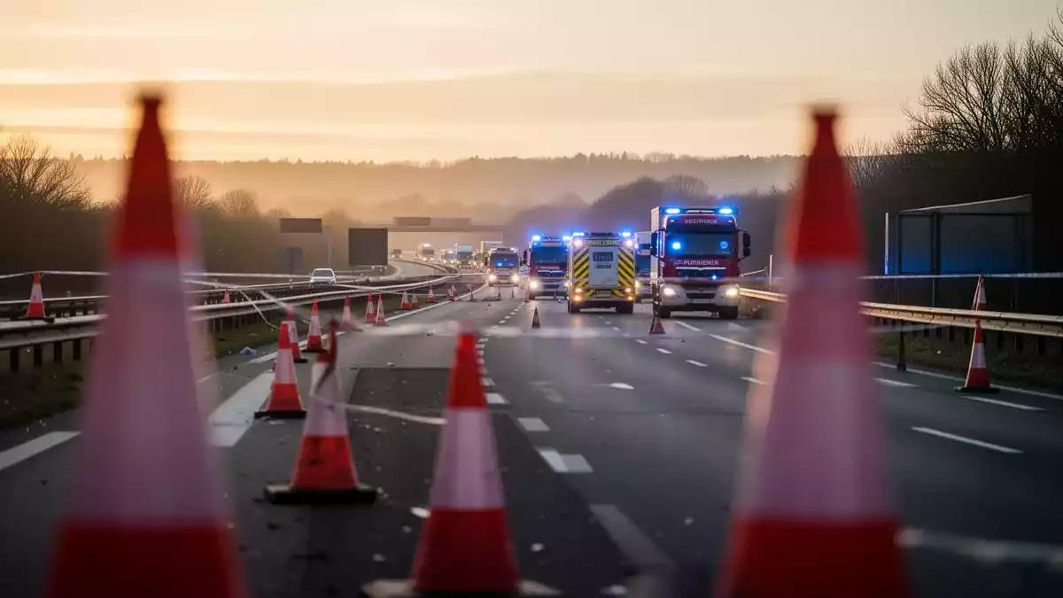 A driver has died following a serious collision involving a car and three heavy goods vehicles on the M6 in Staffordshire, in an incident that closed the motorway for much of Monday and raised fresh…