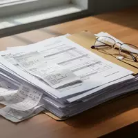Ein Schreibtisch mit sorgfältig sortierten Steuerunterlagen und Belegen bei natürlichem Tageslicht. - Foto: über boerse-global.de