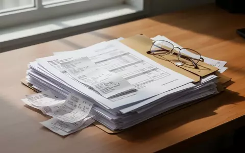 Ein Schreibtisch mit sorgfältig sortierten Steuerunterlagen und Belegen bei natürlichem Tageslicht. - Foto: über boerse-global.de