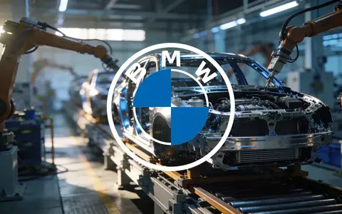 Moderne industrielle Fertigungsstraße in einer Automobilfabrik mit Fokus auf präzise Technik und metallische Oberflächen. - Foto: über boerse-global.de