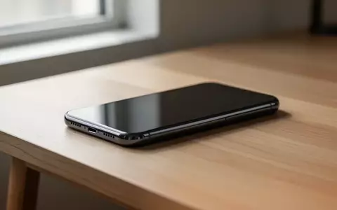 Ein modernes Smartphone liegt auf einem minimalistischen Schreibtisch in natürlichem Licht. - Foto: über boerse-global.de