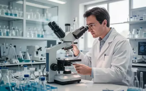 Ein Wissenschaftler arbeitet in einem modernen klinischen Labor an einem Mikroskop für neurowissenschaftliche Forschung. - Foto: über boerse-global.de