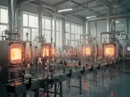 Moderne Produktionsanlage in der pharmazeutischen Fertigung mit Fokus auf technologische Anlagen und saubere Arbeitsumgebung. - Foto: ĂŒber boerse-global.de