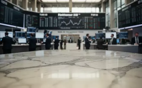 Ein verschwommener Blick auf das Frankfurter Börsenparkett bei neutralem Tageslicht. - Foto: über boerse-global.de
