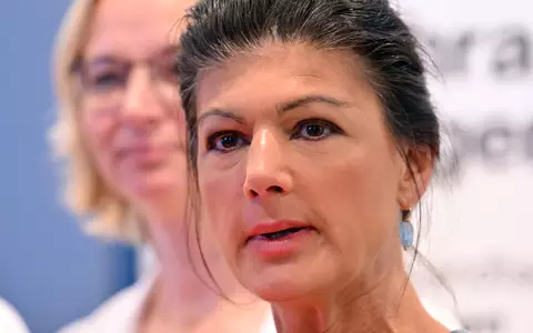 Parteigründerin Sahra Wagenknecht liegt mit dem BSW in Thüringen über Kreuz. (Archivfoto) - Foto: Martin Schutt/dpa