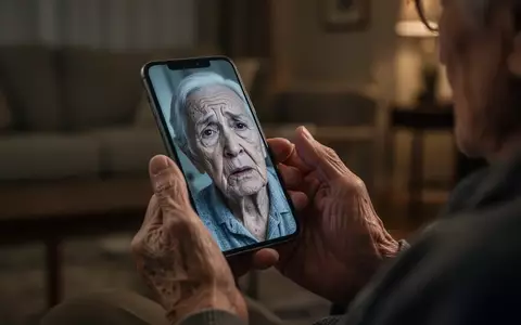 Nahaufnahme einer Hand, die ein Smartphone hält, als Symbol für die Gefahr durch betrügerische Rufumleitungen. - Foto: über boerse-global.de
