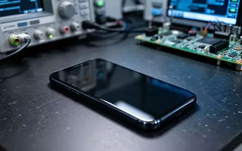 Ein Smartphone liegt auf einer Werkbank in einem Labor, das auf Cybersicherheit und Hardware-Analysen spezialisiert ist. - Foto: über boerse-global.de