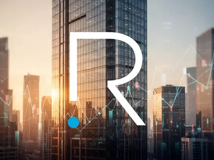 Abstrakte Darstellung eines modernen Finanzviertels bei Sonnenuntergang als Symbol für Marktstabilität. - Foto: über boerse-global.de