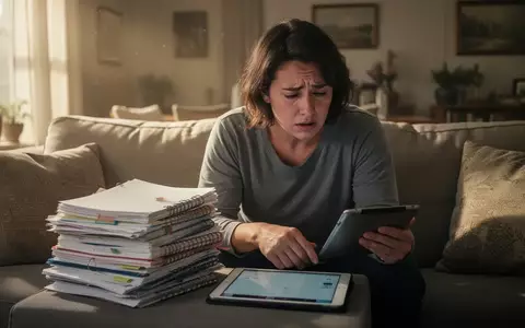 Eine erschöpfte Person sitzt auf einem Sofa und wirkt von ihrem vollen Terminkalender überfordert. - Foto: über boerse-global.de