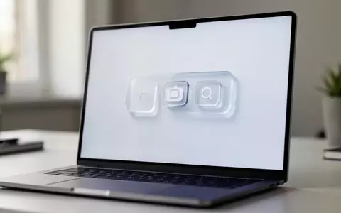 Ein moderner Laptop-Bildschirm zeigt eine Benutzeroberfläche mit dreidimensionalen Design-Elementen und Transparenzeffekten. - Foto: über boerse-global.de