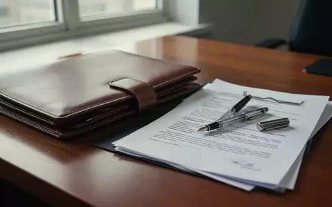 Ein hochwertiges Dokument und ein Füllfederhalter auf einem Schreibtisch in einem hellen Büro. - Foto: über boerse-global.de