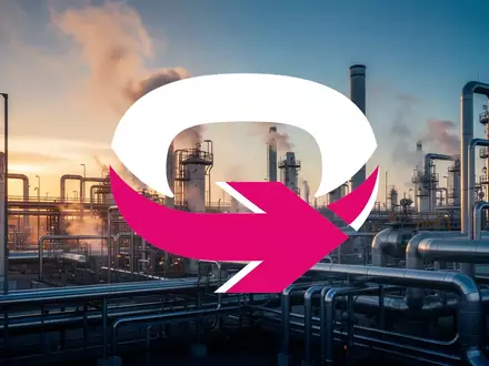 Moderne Infrastruktur einer Erdgasanlage in der Abenddämmerung mit Fokus auf industrielle Ästhetik. - Foto: über boerse-global.de