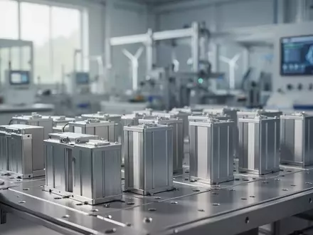 Moderne Lithium-Ionen-Batteriezellen in einer industriellen Fertigungsumgebung. - Foto: über boerse-global.de
