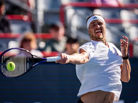Zverev hatte in Cincinnati auch in der zweiten Partie keinen guten Beginn. (Archivbild) - Foto: Graham Hughes/The Canadian Press/AP/dpa