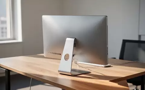 Ein minimalistischer, kompakter Desktop-Computer aus Aluminium auf einem modernen Schreibtisch in einem hellen Büro. - Foto: über boerse-global.de