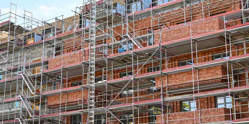 Es geht was voran im Wohnungsbau in Deutschland. (Archivbild) - Foto: Patrick Pleul/dpa