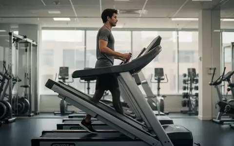 Eine Person trainiert auf einem Laufband in einem Fitnessstudio mit Fokus auf eine effektive Ausdauereinheit. - Foto: über boerse-global.de
