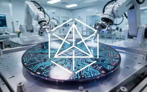 Abstrakte Darstellung einer modernen Halbleiter-Fertigung mit Fokus auf Mikrochip-Technologie. - Foto: über boerse-global.de