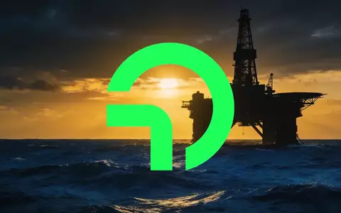 Ölplattform vor einem dramatischen Sonnenaufgang über dem Meer, symbolisch für die Volatilität des Ölmarktes. - Foto: über boerse-global.de