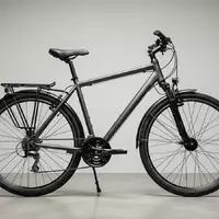 Fotorealistische Studioaufnahme von Trekkingrad zum Thema Zündapp Green 3.0 Herren, klare Lichtfuehrung - Foto: THN