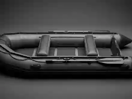 Fotorealistische Studioaufnahme von Schlauchboot zum Thema Intex Mariner 4 Schlauchboot, klare Lichtfuehrung - Foto: THN
