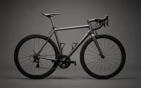 Fotorealistische Studioaufnahme von Rennrad zum Thema Cannondale SuperSix EVO 3, klare Lichtfuehrung - Foto: THN